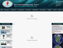 Tablet Screenshot of gas-oil-technology.com
